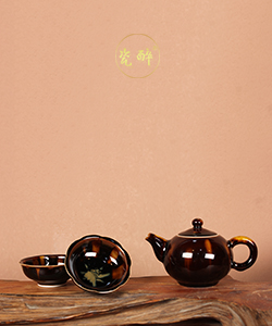 颜色釉茶具