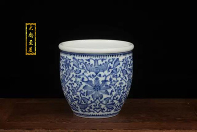 手绘青花瓷【福缸杯】